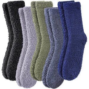 ❤️Fuzzy Socks for Men & Women Cozy Fluffy Winter Warm Microfiber Soft Socks